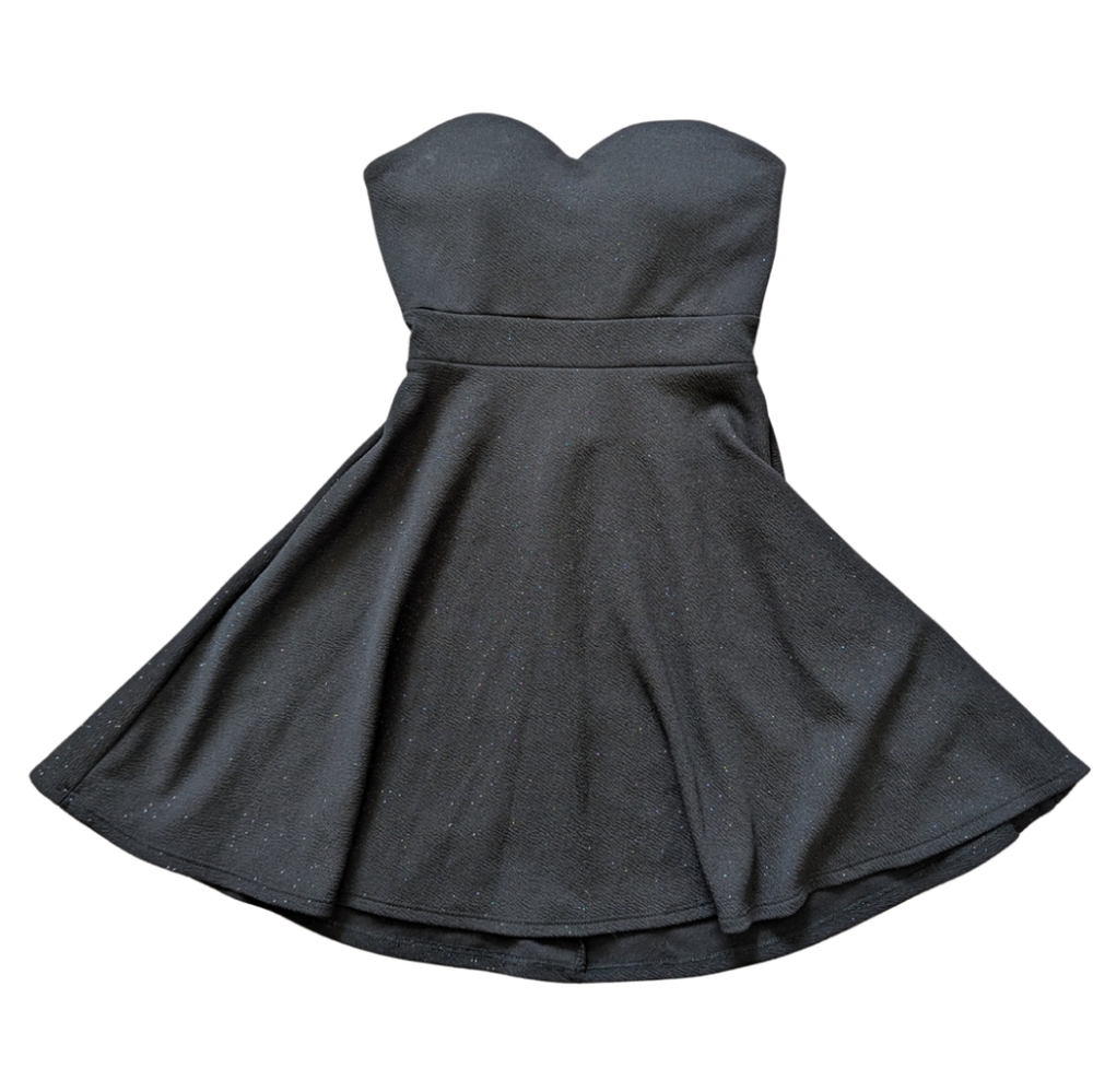 Wet Seal – Strapless Black Sparkly Dress